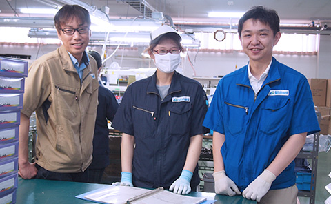 日本国内生産の家電製品の組立や検査業務を受託